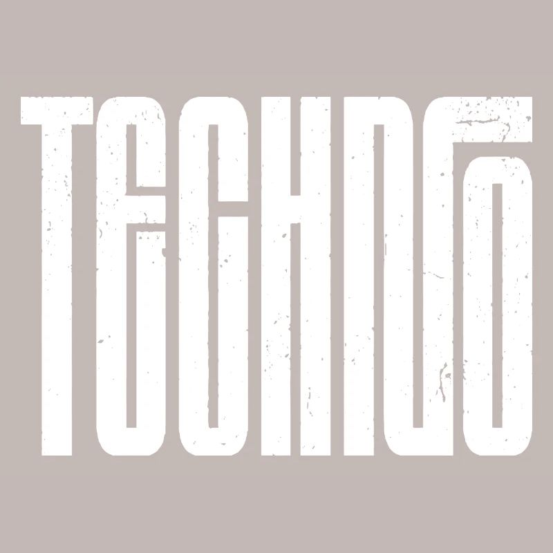Techno Bold Retro Typography