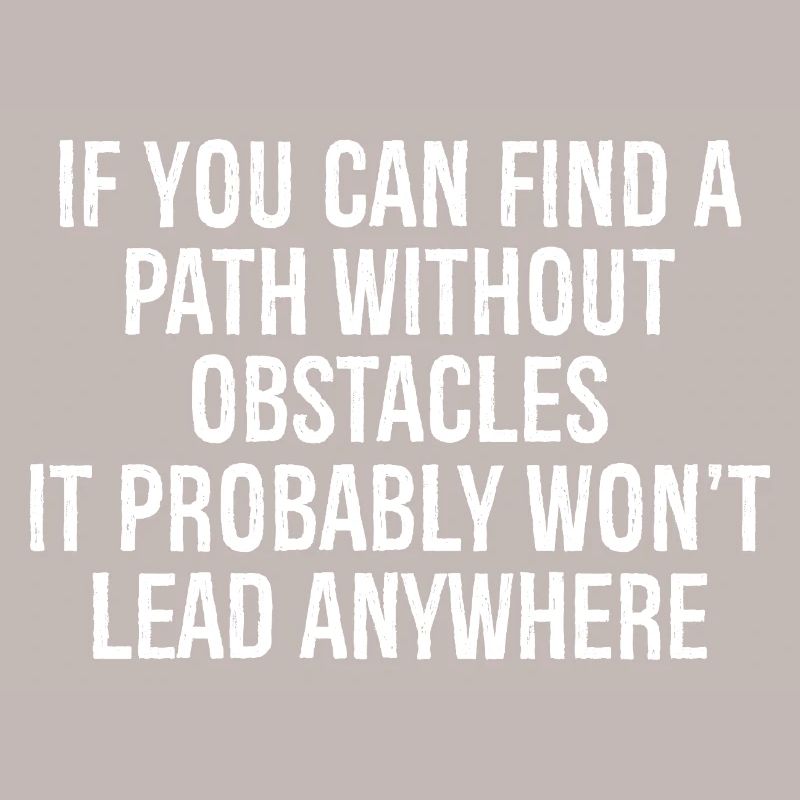 Si vous trouvez un chemin sans obstacles, c’est pro