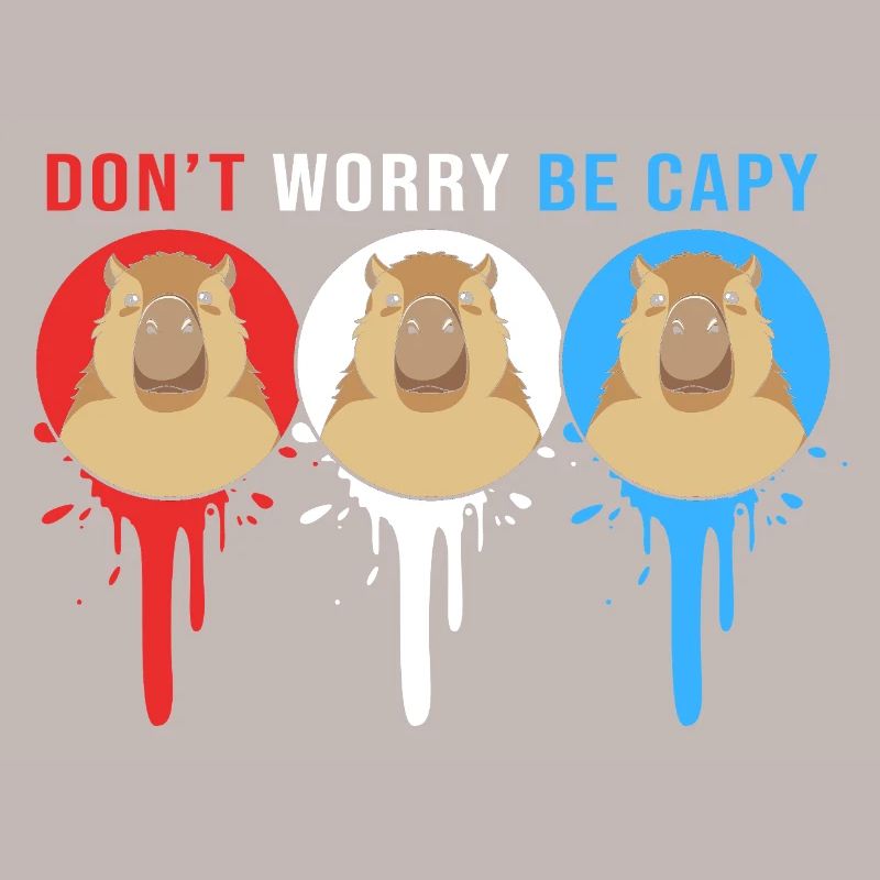 Dont Worry Be Cappy Capybara