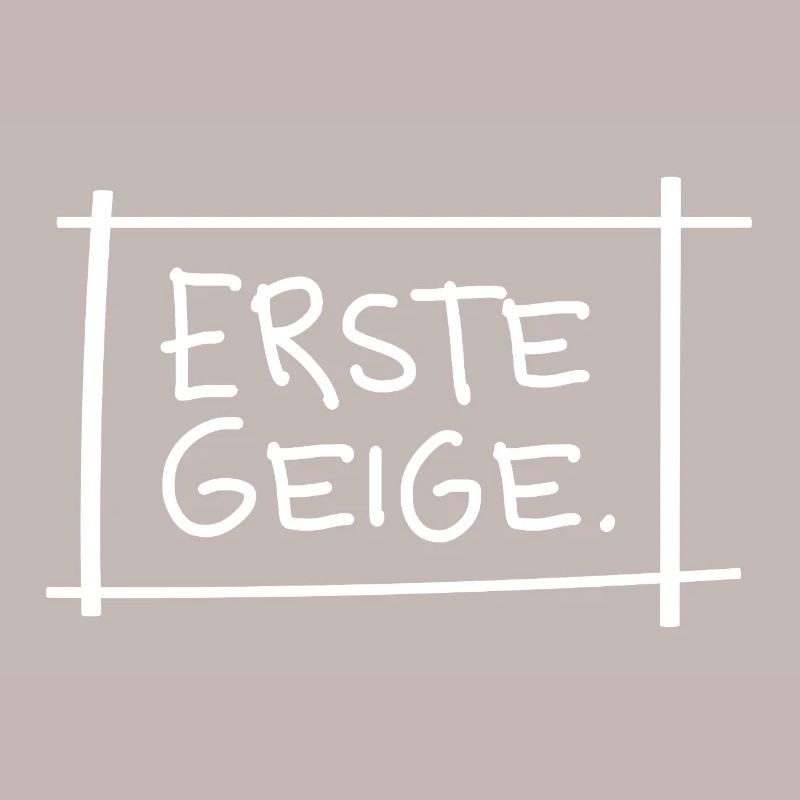 First fiddle – minimalist ambiguous saying