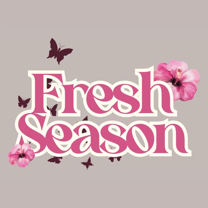 Fraîche Saison Floral Script
