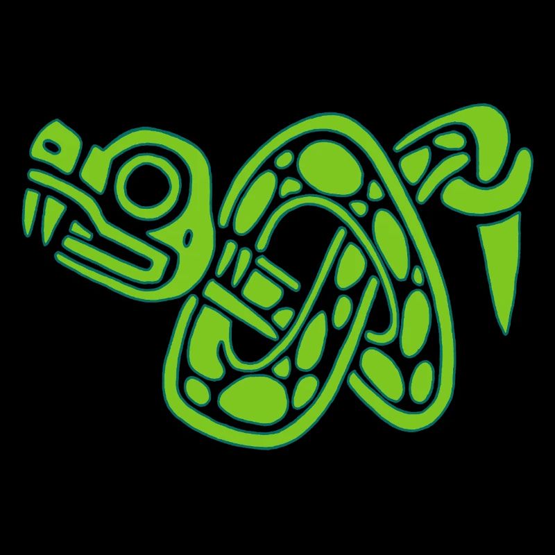 Noeud de serpent vert