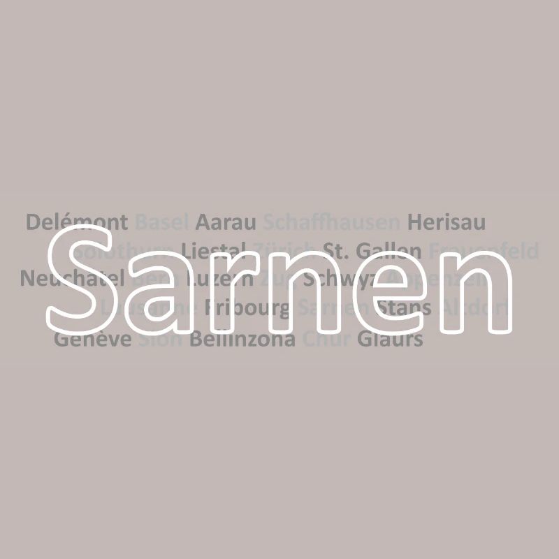 Schweizer Städte Sarnen