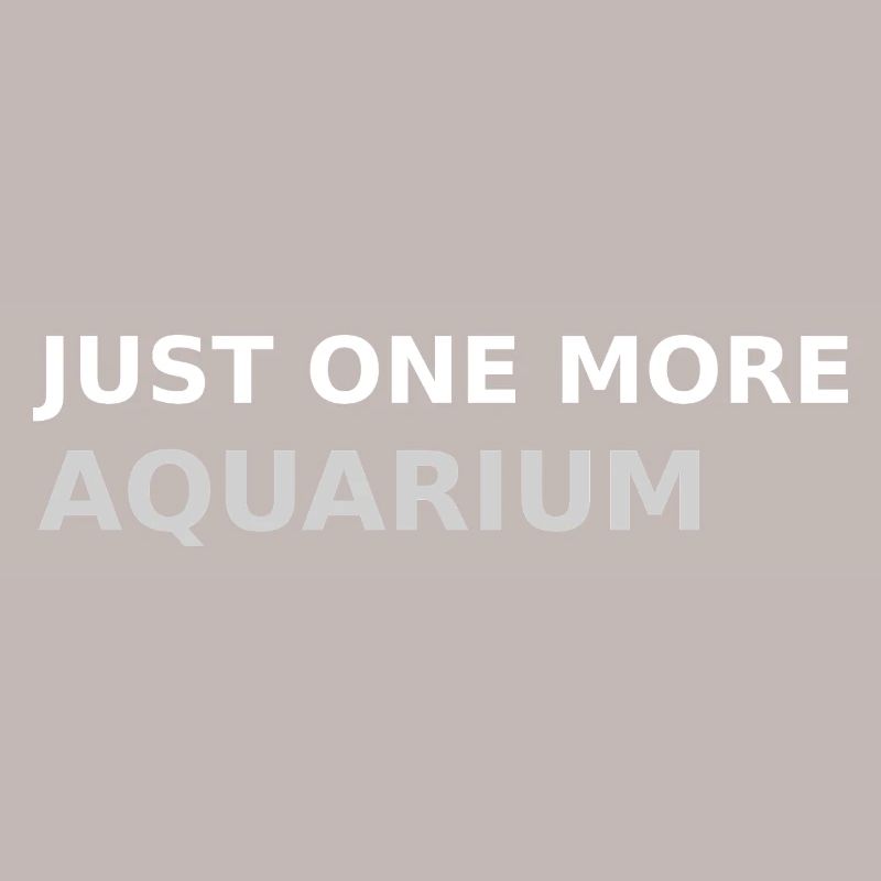 Il ne reste qu’un aquarium