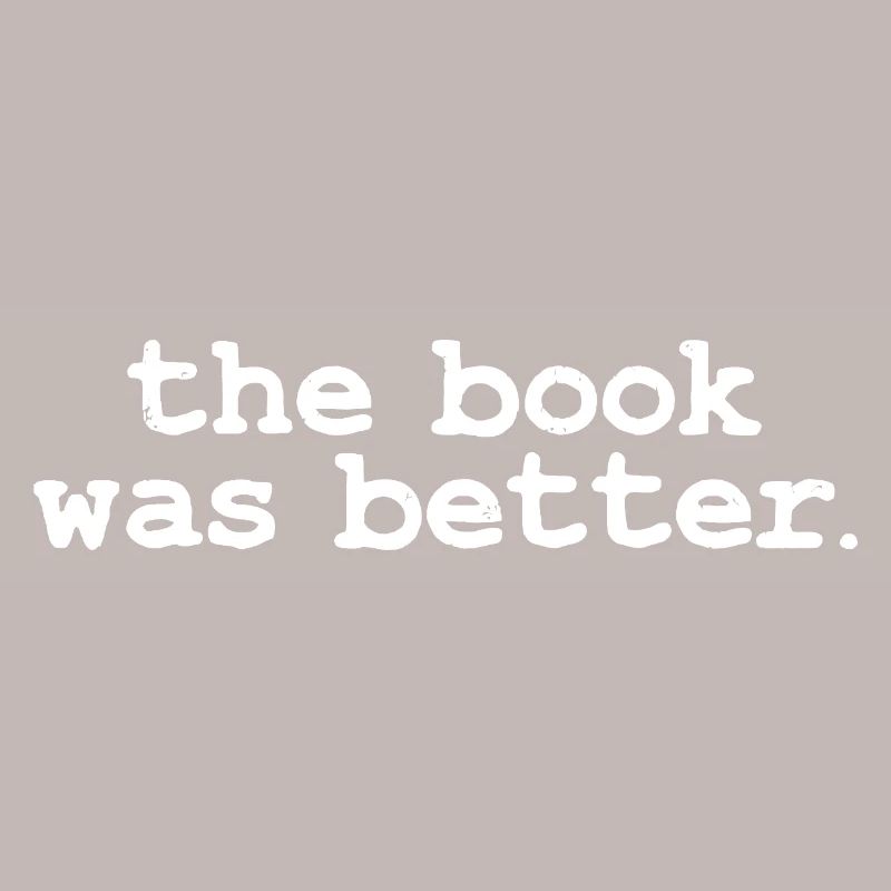 Das Buch war besser