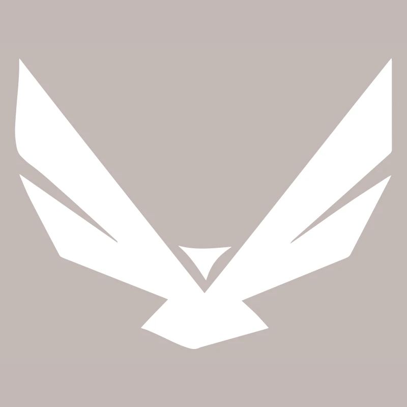 Eagle dans la forme la plus simple - design