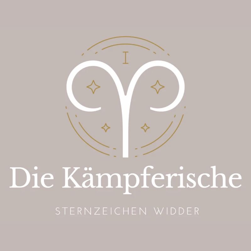 Widder Sternzeichen Logo Widder