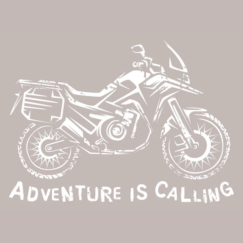 Adventure is Calling – Motorcycle Graphics