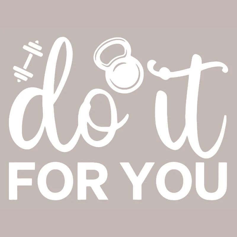 Script de remise en forme motivante avec icône de kettlebell