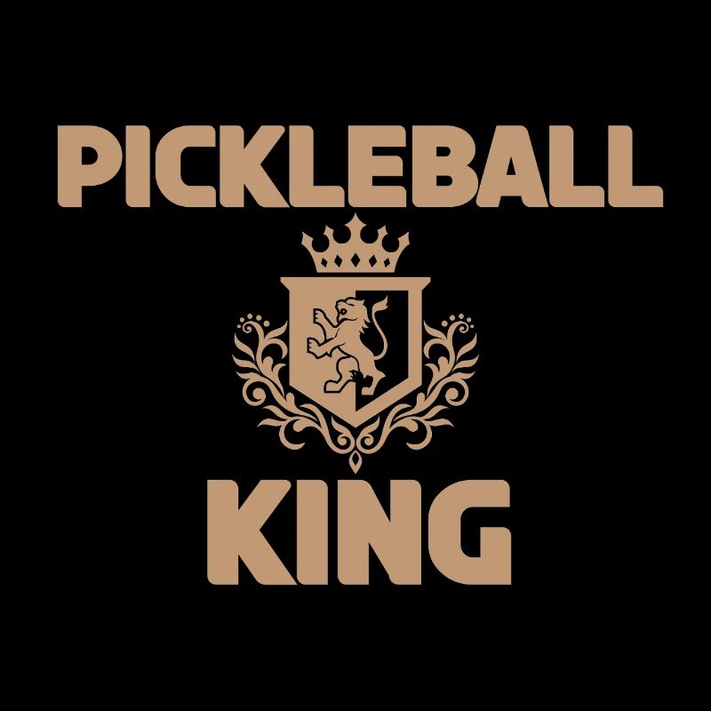 Pickleball King Pattern Design