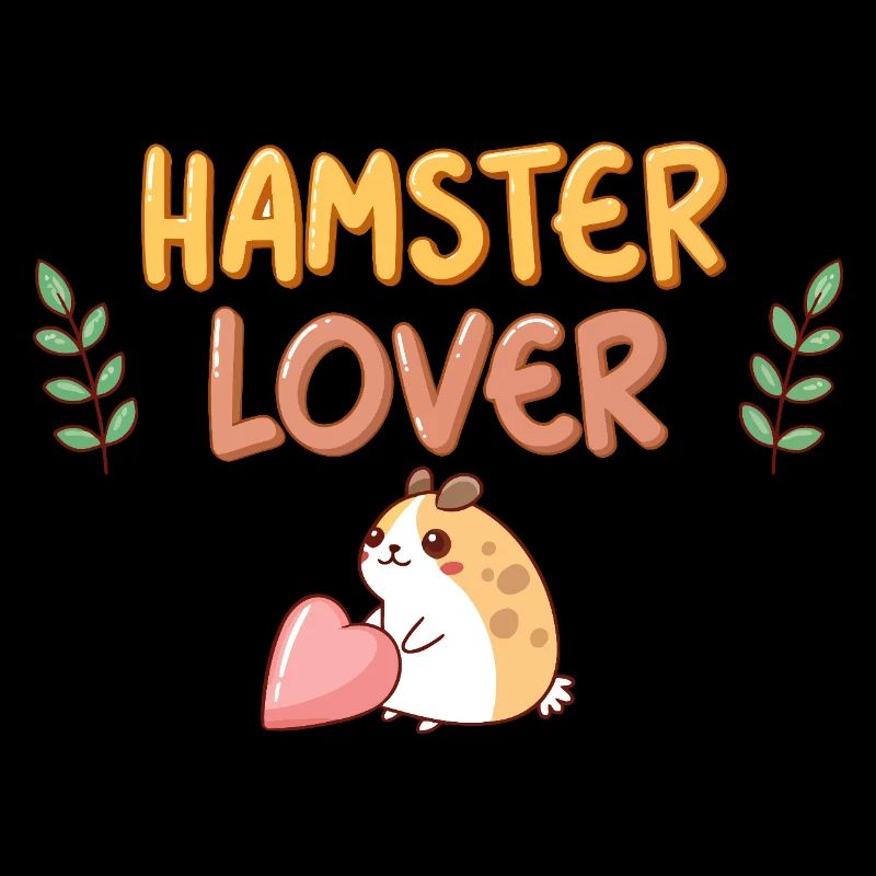 Hamster Lover Design with Pink Heart