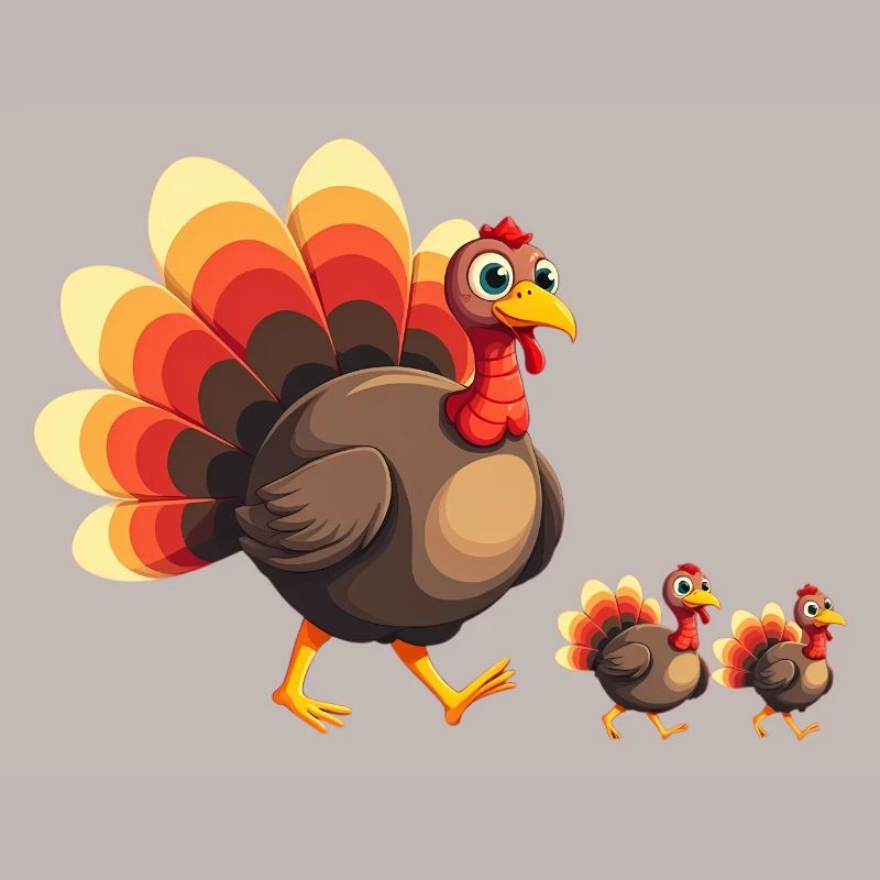 Bébé dinde de Thanksgiving