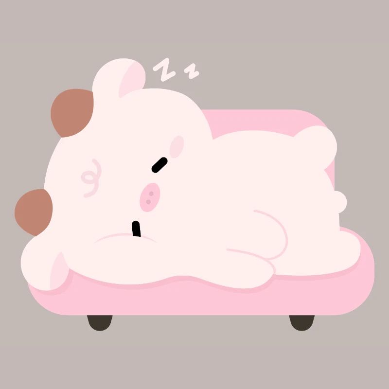 Vache fatiguée