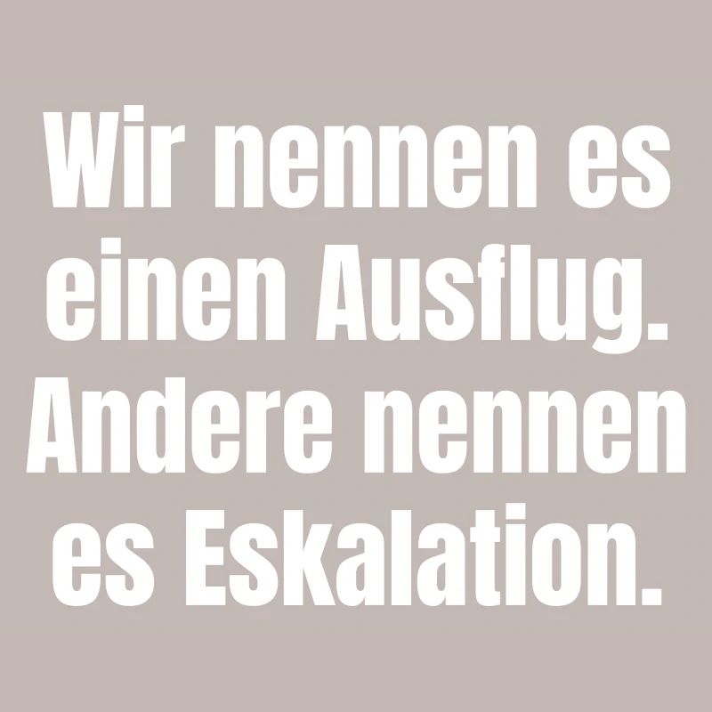 Outing or Escalation Typography