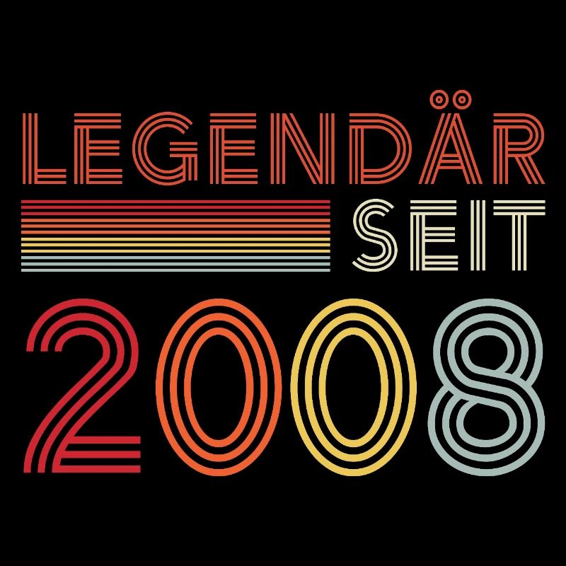 Legendary Since 2008 Man Birthday