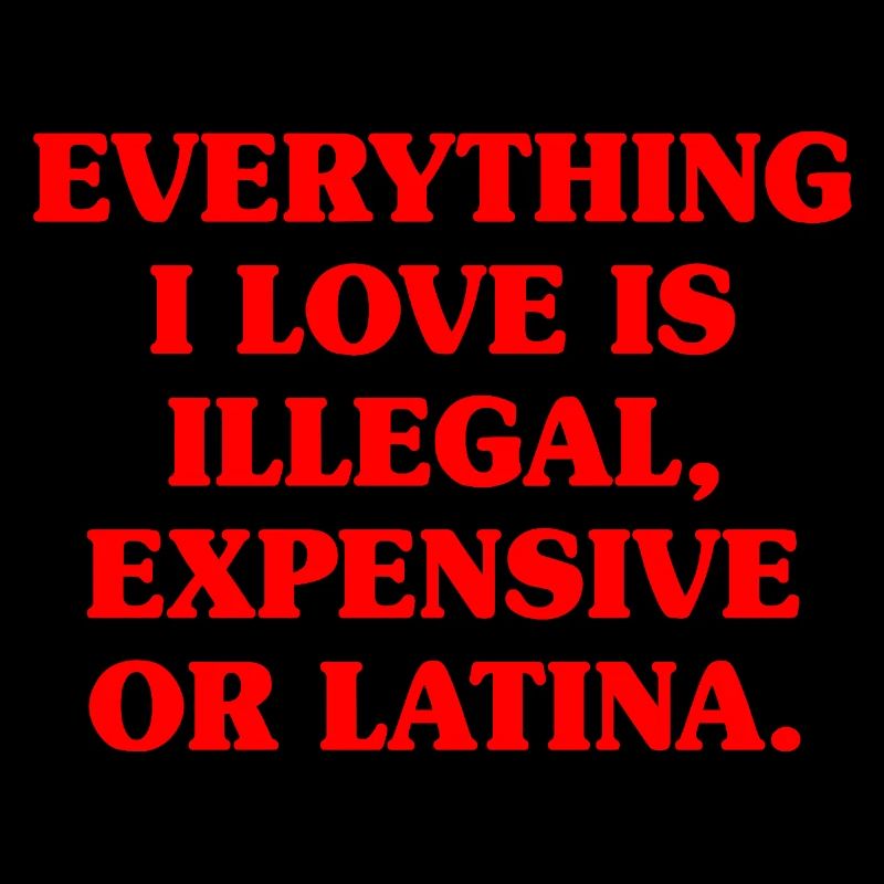 Everything I Love Is Illegal Expensive Or Latina