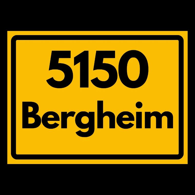 ALTE POSTLEITZAHL PLZ RETRO 5150 BERGHEIM