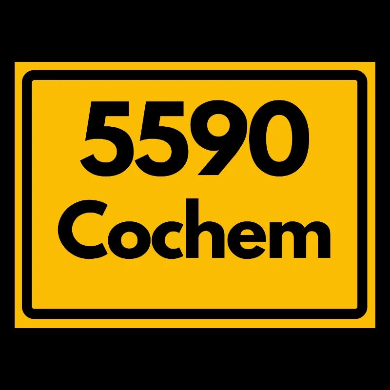 ALTE POSTLEITZAHL PLZ RETRO 5590 COCHEM