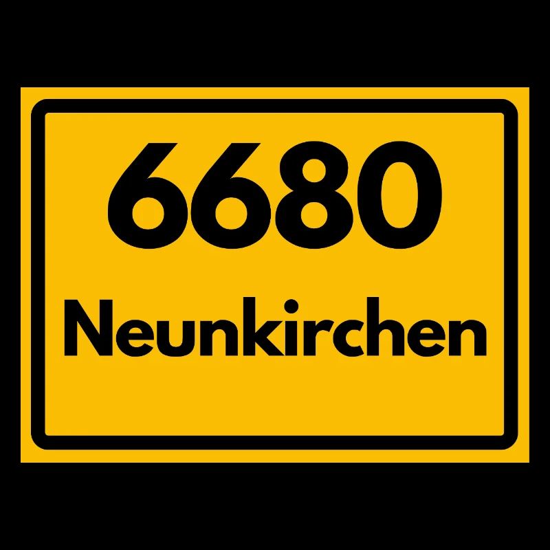 ALTE POSTLEITZAHL PLZ RETRO 6680 NEUNKIRCHEN SAAR