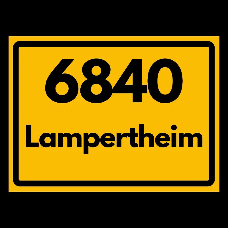 ANCIEN CODE POSTAL RETRO 6840 LAMPERTHEIM