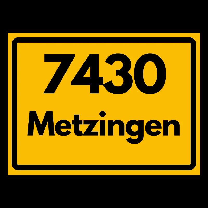 ALTE POSTLEITZAHL PLZ RETRO 7430 METZINGEN HEIMAT