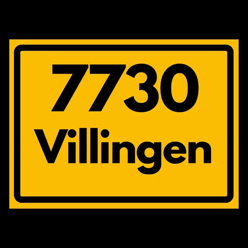 ALTE POSTLEITZAHL PLZ RETRO 7730 VILLINGEN HEIMAT