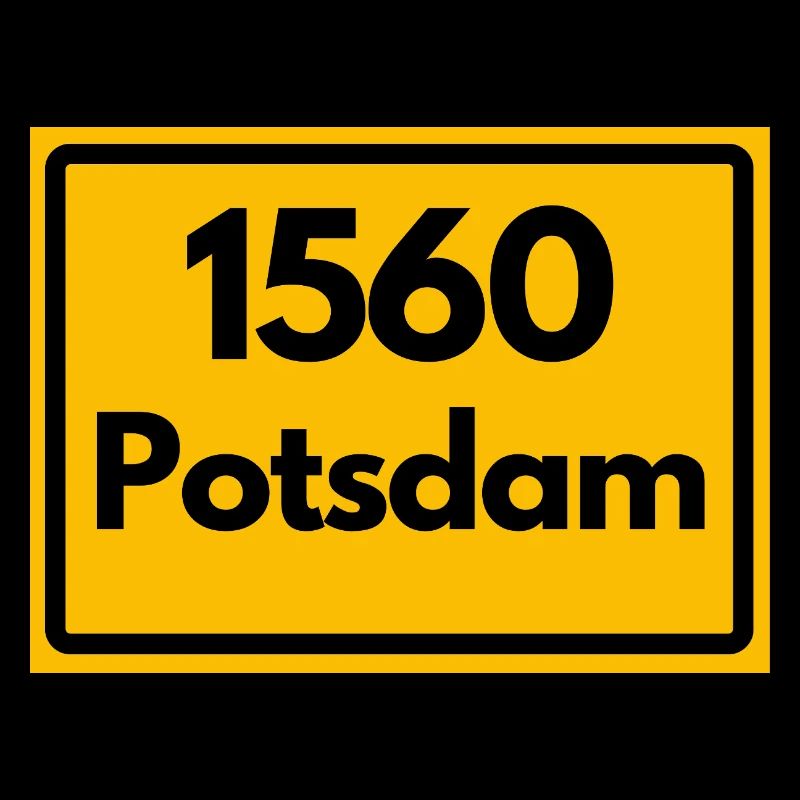 ALTE POSTLEITZAHL PLZ RETRO 1560 POTSDAM HEIMAT