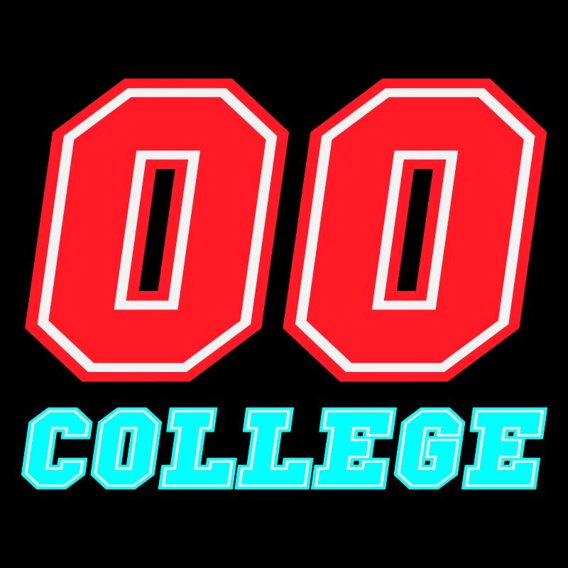 00 College Neon Emblem