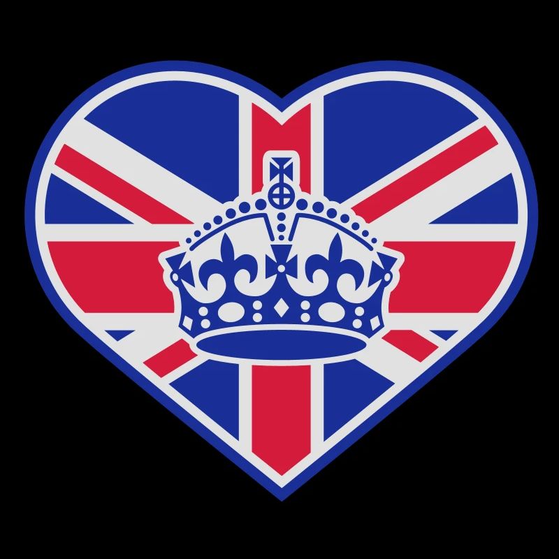 Angleterre Couronne de coeur