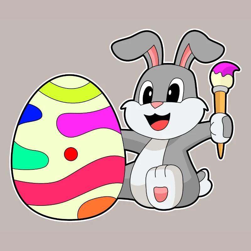 Bunny Easter Coloring