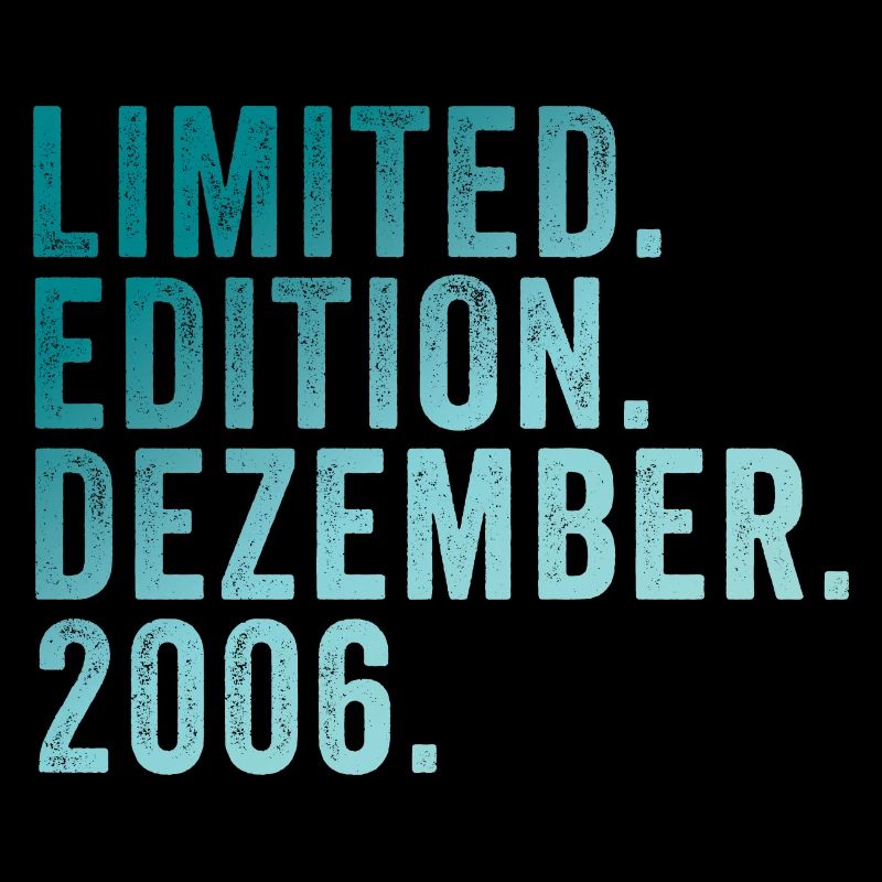 limitierte Auflage zum 18. Geburtstag Dezember 200