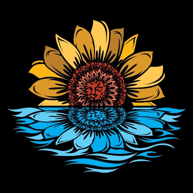 Tournesol, Mer, Coucher De Soleil, Fleurs, L’Eau