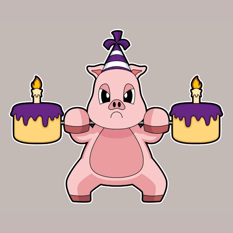 Cochon Anniversaire Musculation