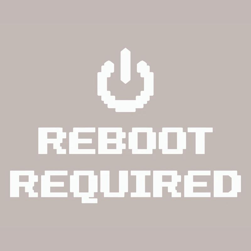REDÉMARRAGE REQUIS Redémarrage requis