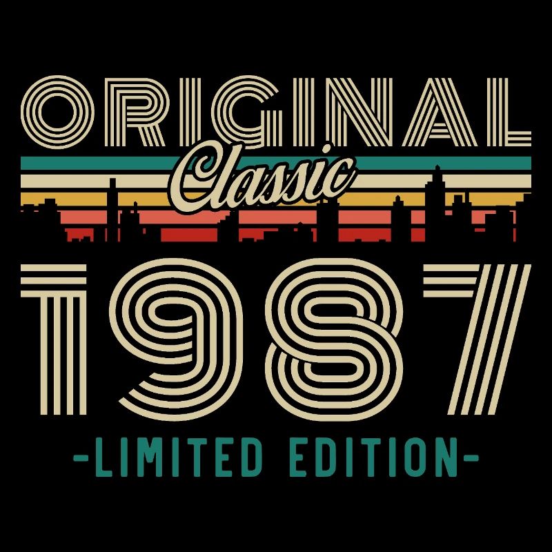1987 Vintage Retro Birthday Gift