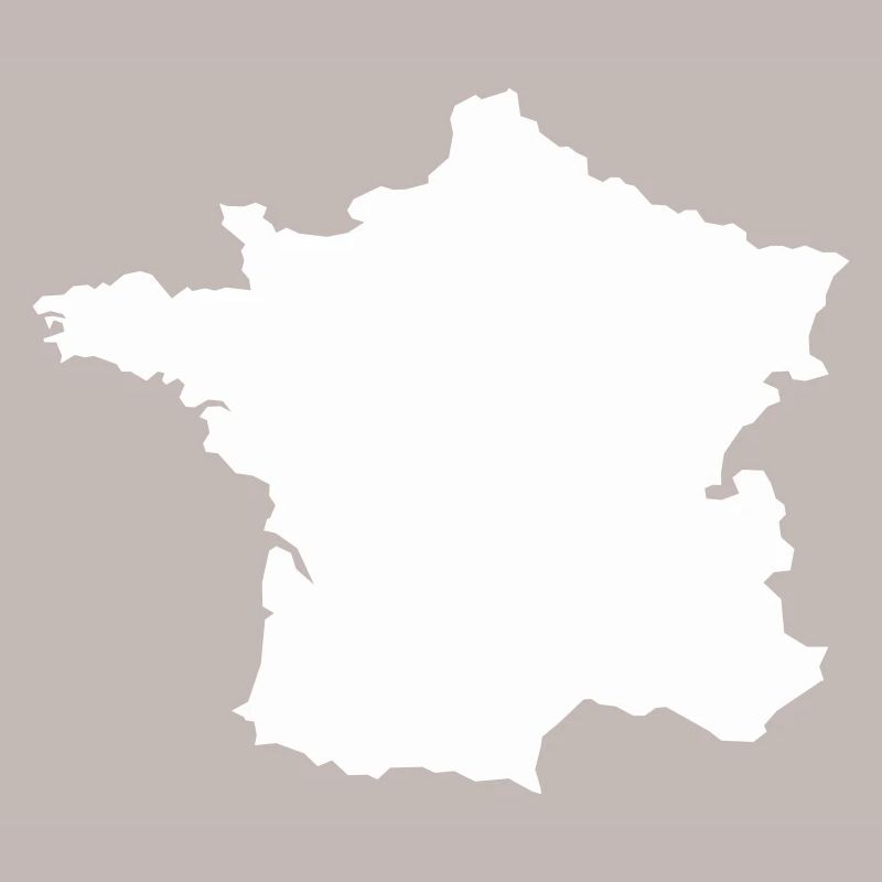 French Map Silhouette