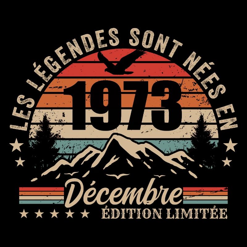 Rétro Décembre 1973 - Cadeau 52 Ans