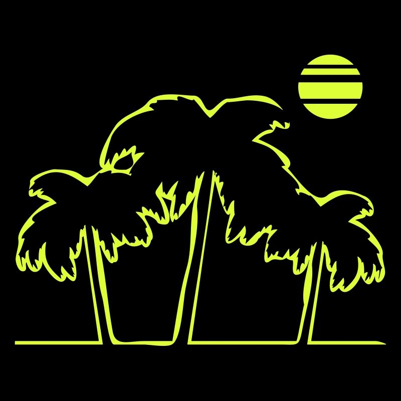 Palm Trees Beach Island