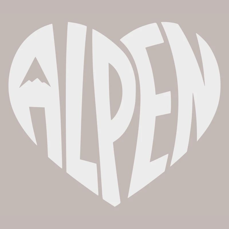 Alpine Heart Design - Couleur de design variable