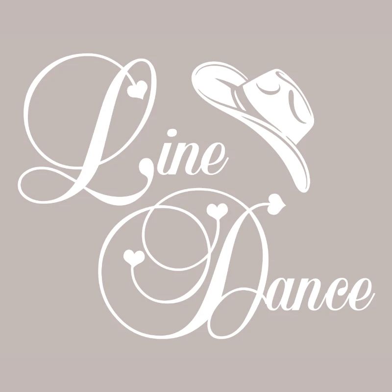 Line Dance Script Logo