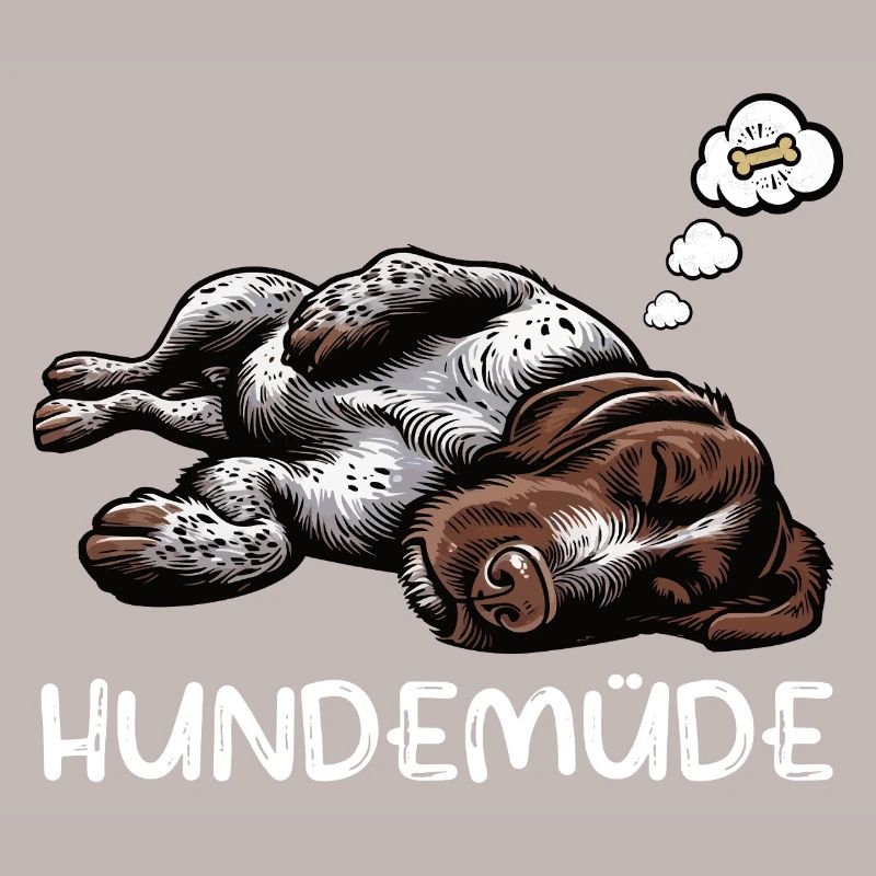 Hundemüde Deutsch Drahthaar drahthaar hunde