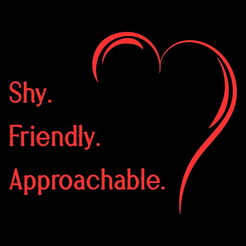Flirteurs introvertis timides amicaux accessibles