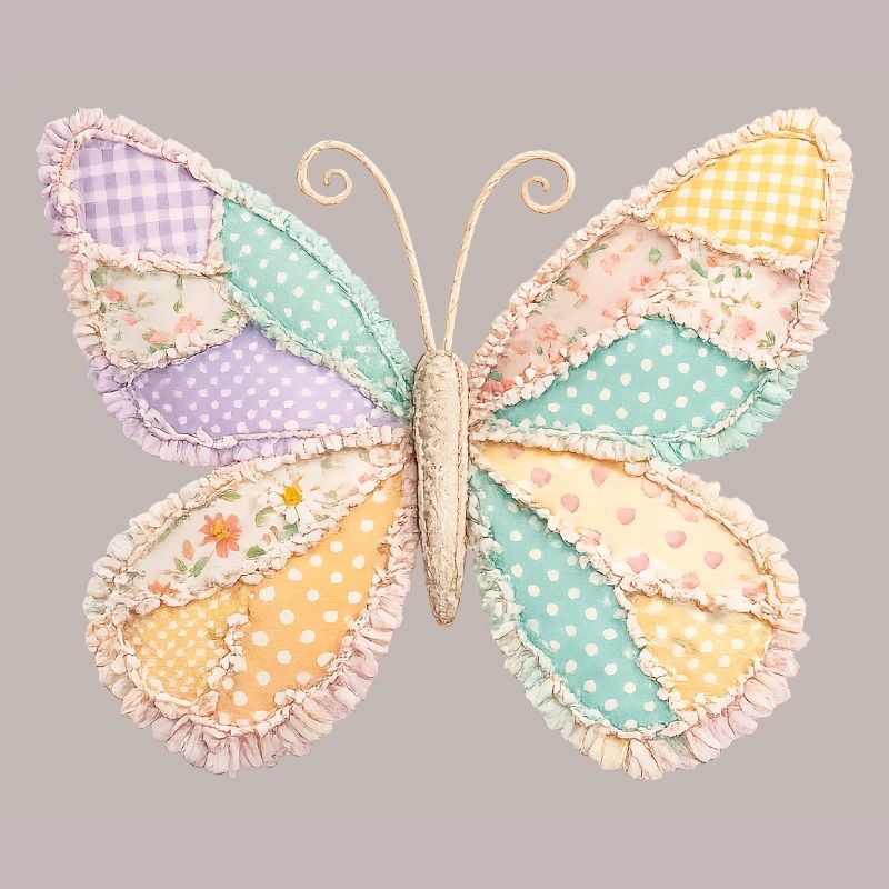 Schmetterling Patchwork Vintage Cottagecore