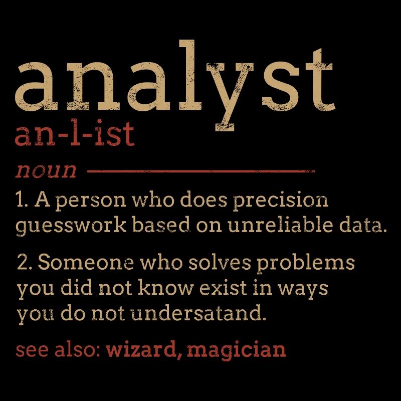 Analyst Blueprint Typografie