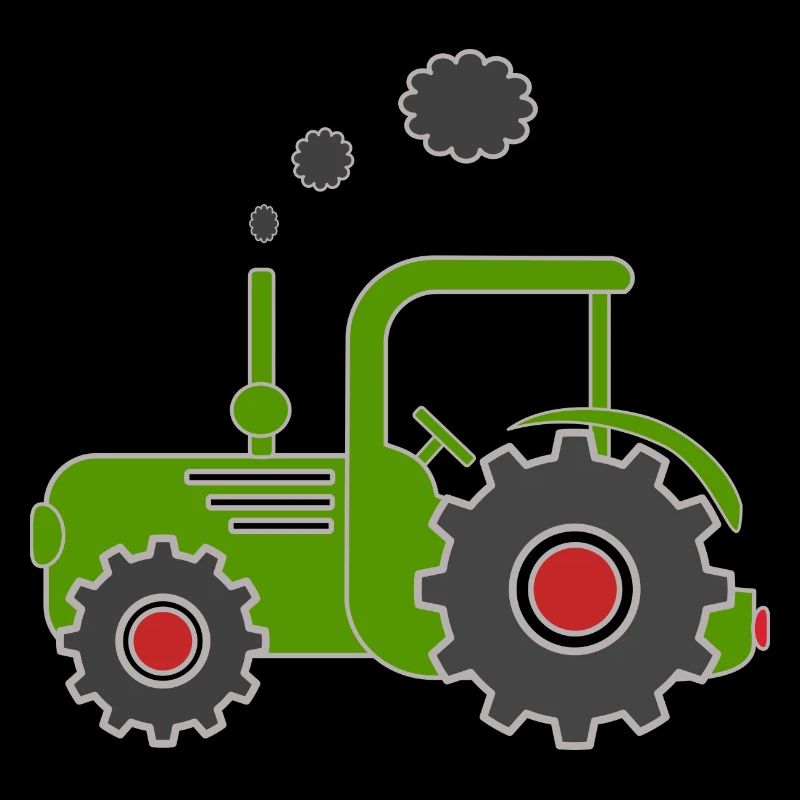 Tracteur vert