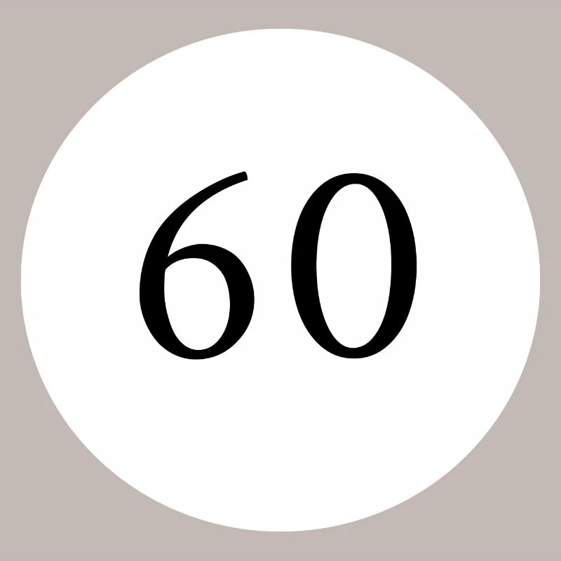 60th Birthday 60th Anniversary Template Pattern