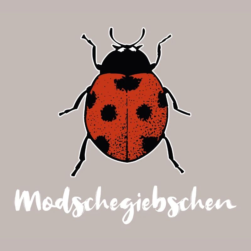 Modschegiebchen Marienkäfer Sächsisch Geschenk