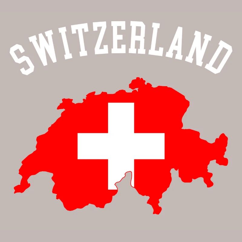 Schweizer Flaggenkarte
