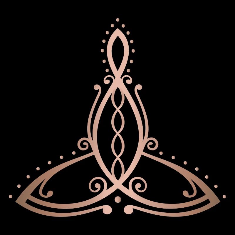 Celtic Motherhood Symbol Mutter mit vier Kindern