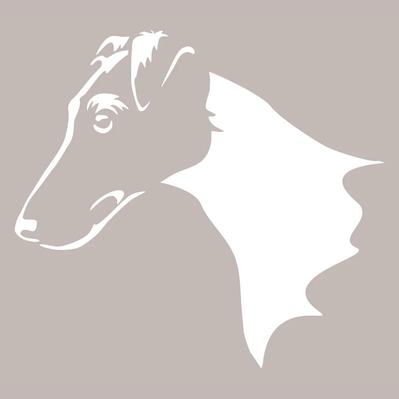 Fox Terrier Head "Black Edition"